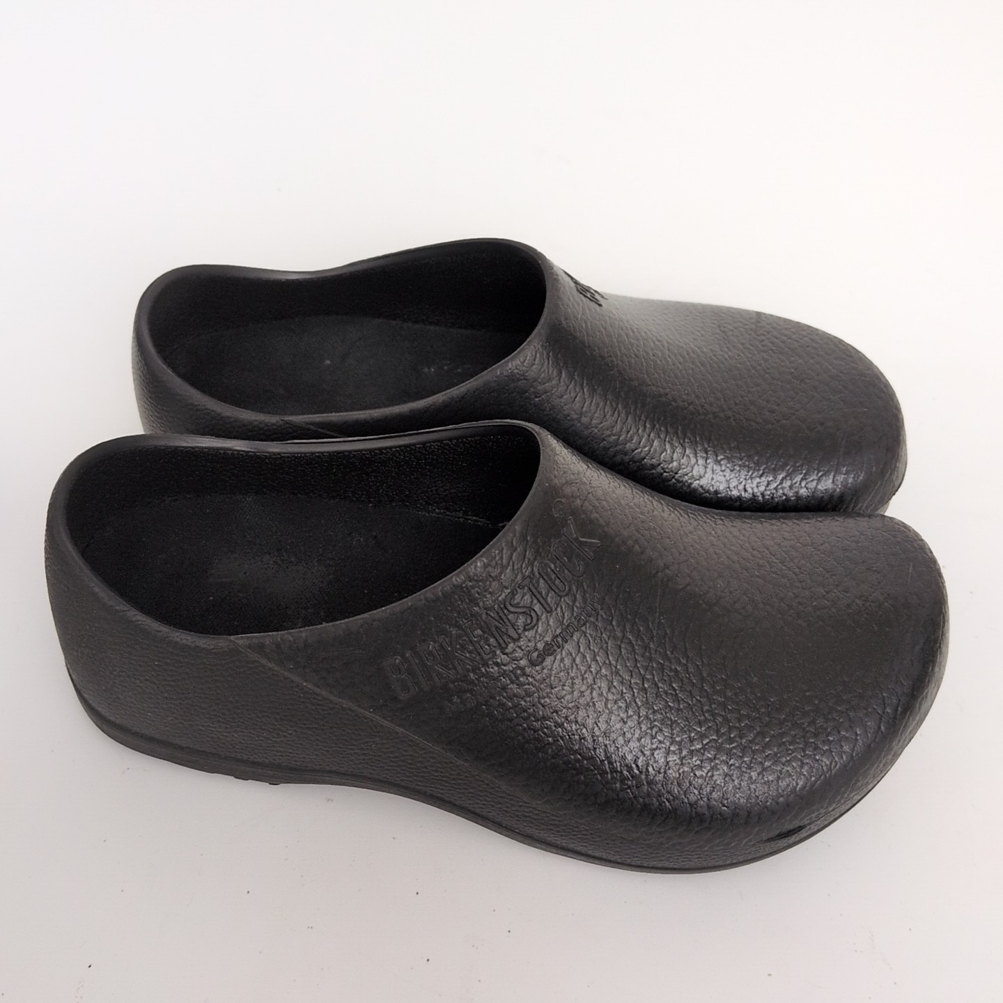 Birkenstock Shoes Women’s 6 EU 37 Profi Work Clogs Black Slip On ~Germany~