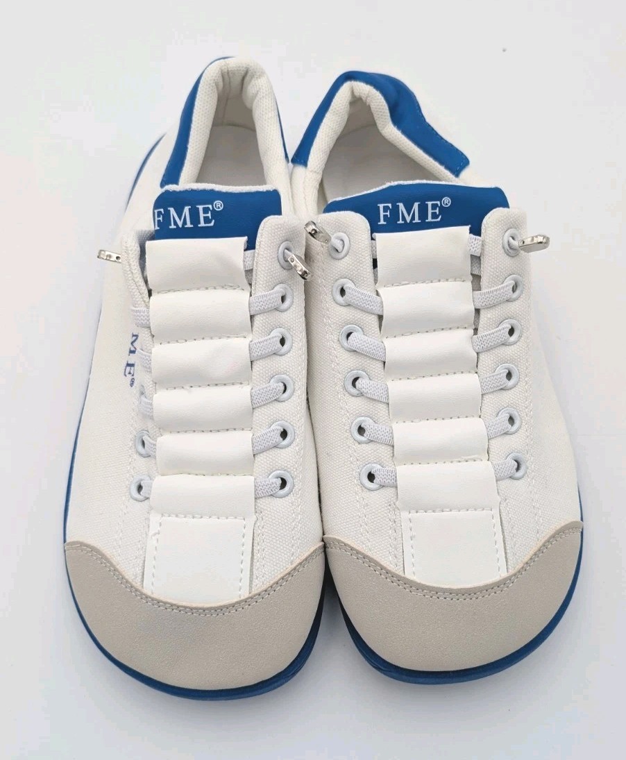 Women’s FME blue and white shoes size 7.5