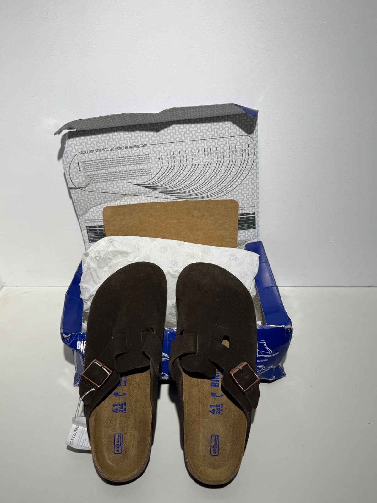 Birkenstock Boston BS Mocca Clog Narrow Fit Size 41 women’s US 10 BRAND NEW