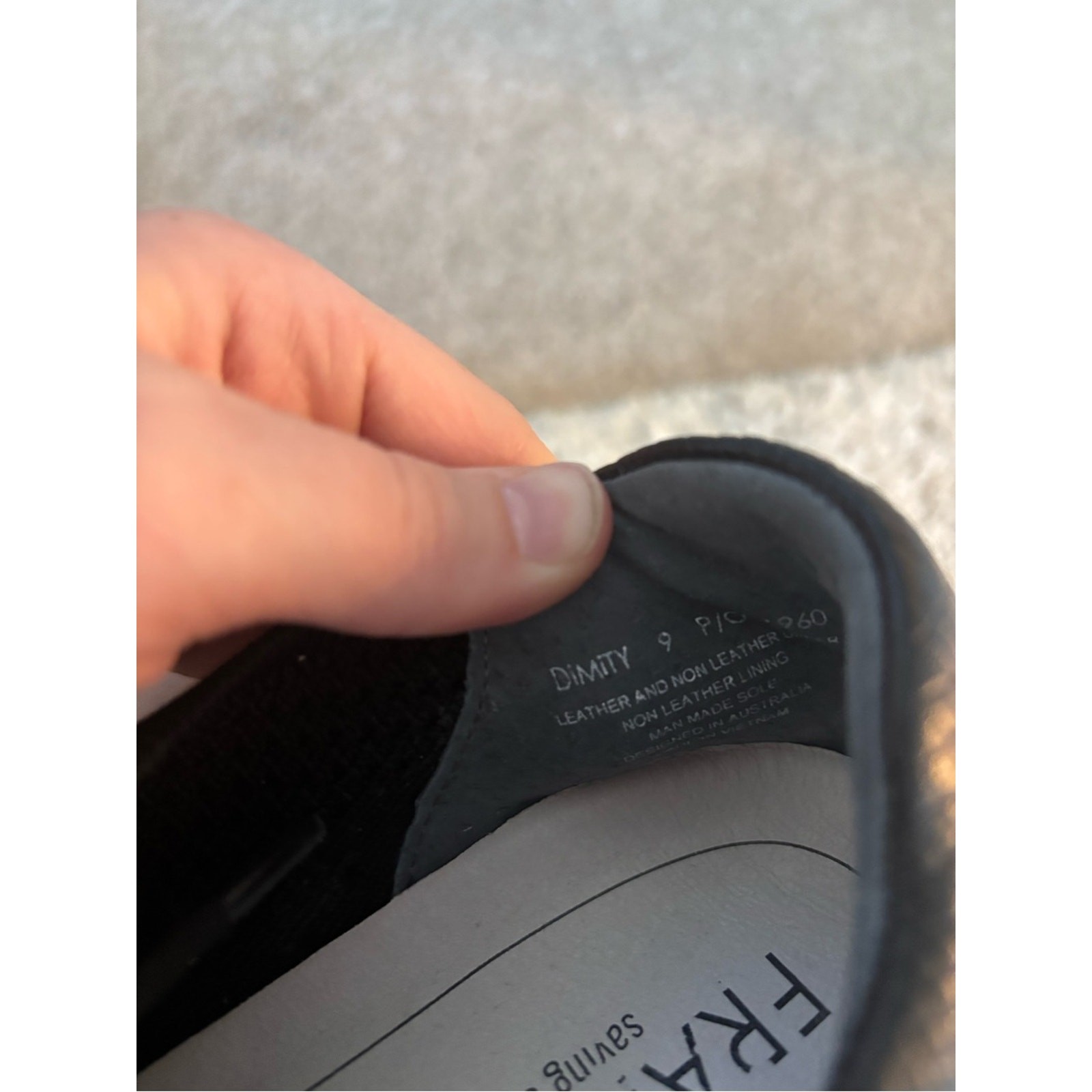Frankie4 Dimity 2 II Black Sneakers Size 9