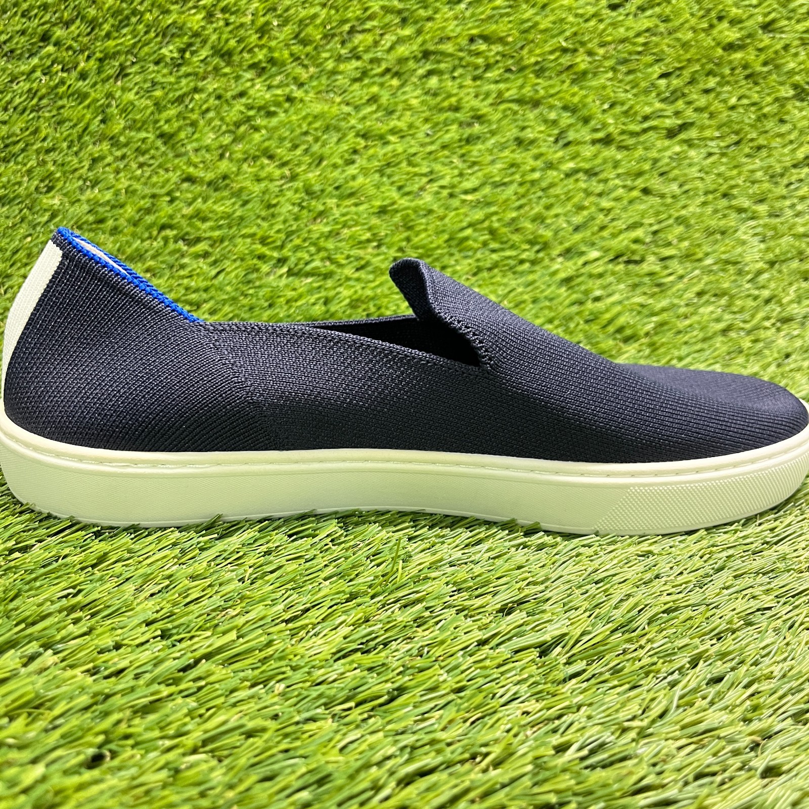 Rothy’s The Original Womens Size 10.5 Blue Casual Walking Slip On Shoes Sneakers