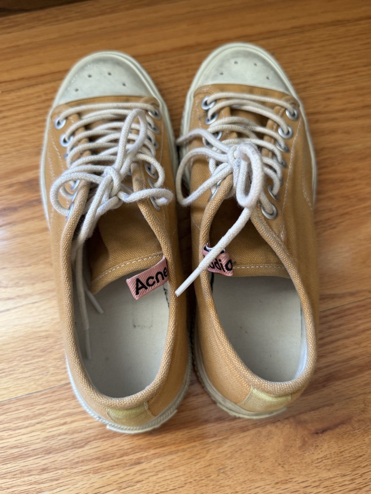 vintage shoes, acne studios cloth trainers, Unisex, EU 37, US Women 7, Men 5.5