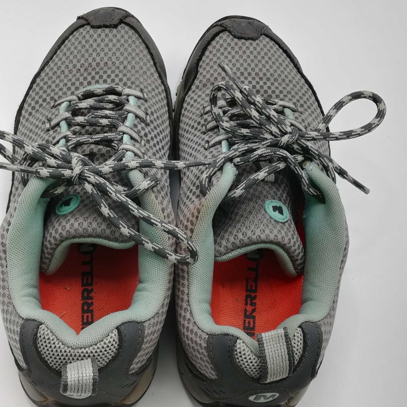 Merrell Shoes Womens Sneaker Wild Dove Eggshell Blue Hiking Walking 8.5