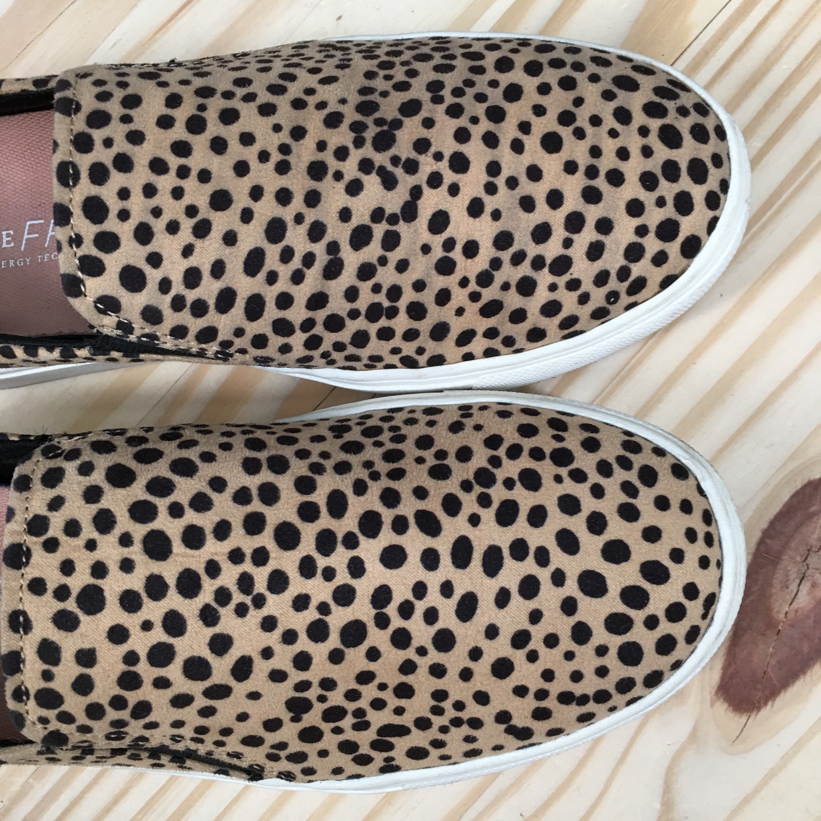 Dr. Scholls Nova Slip On Sneaker Shoes Womens 8 M Casual Low Top Leopard Tan