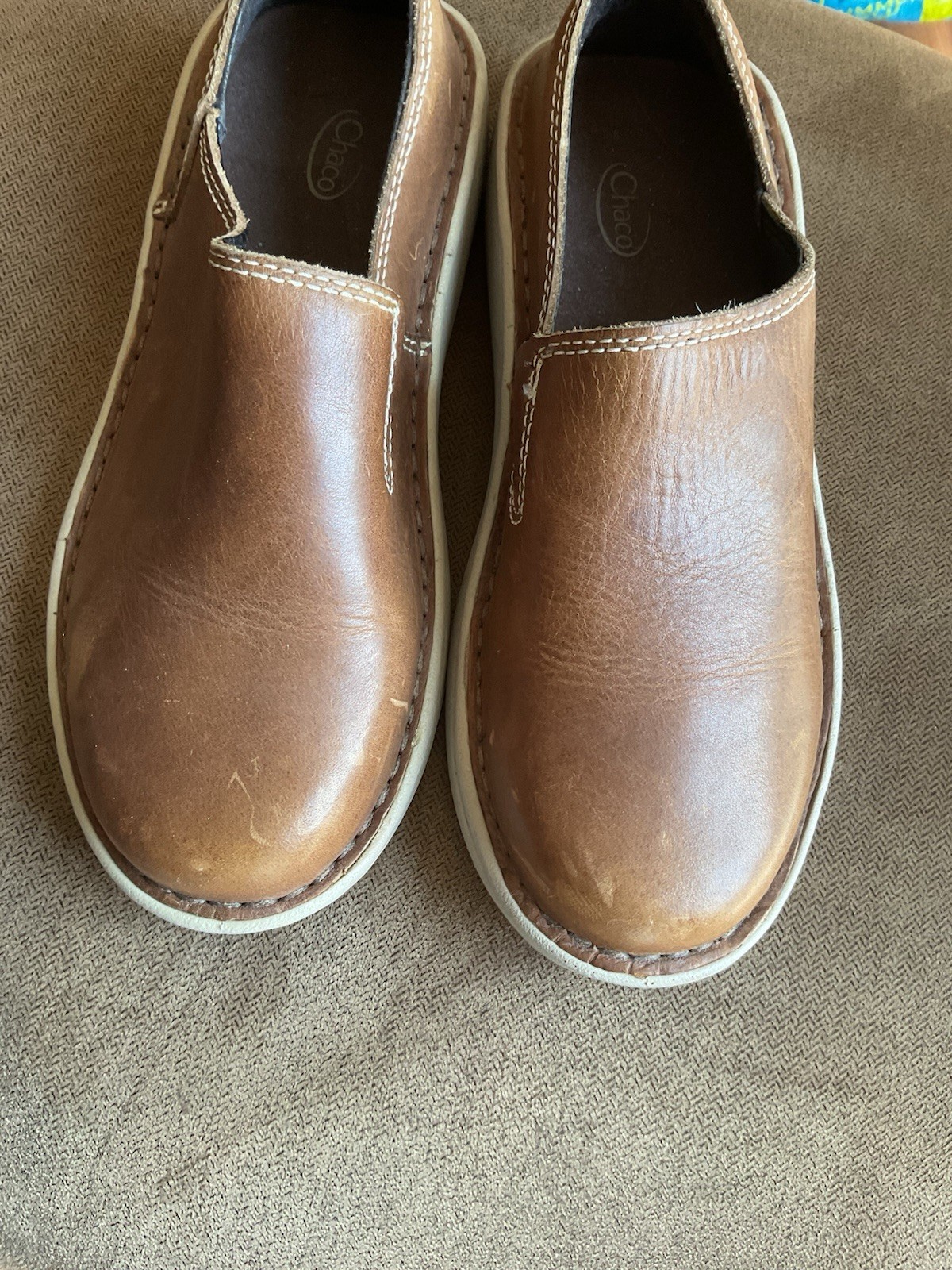 Chaco Womens Zaagh Vibram Gunnison Slip On Clogs Shoes Size 6 Shiitake Brown