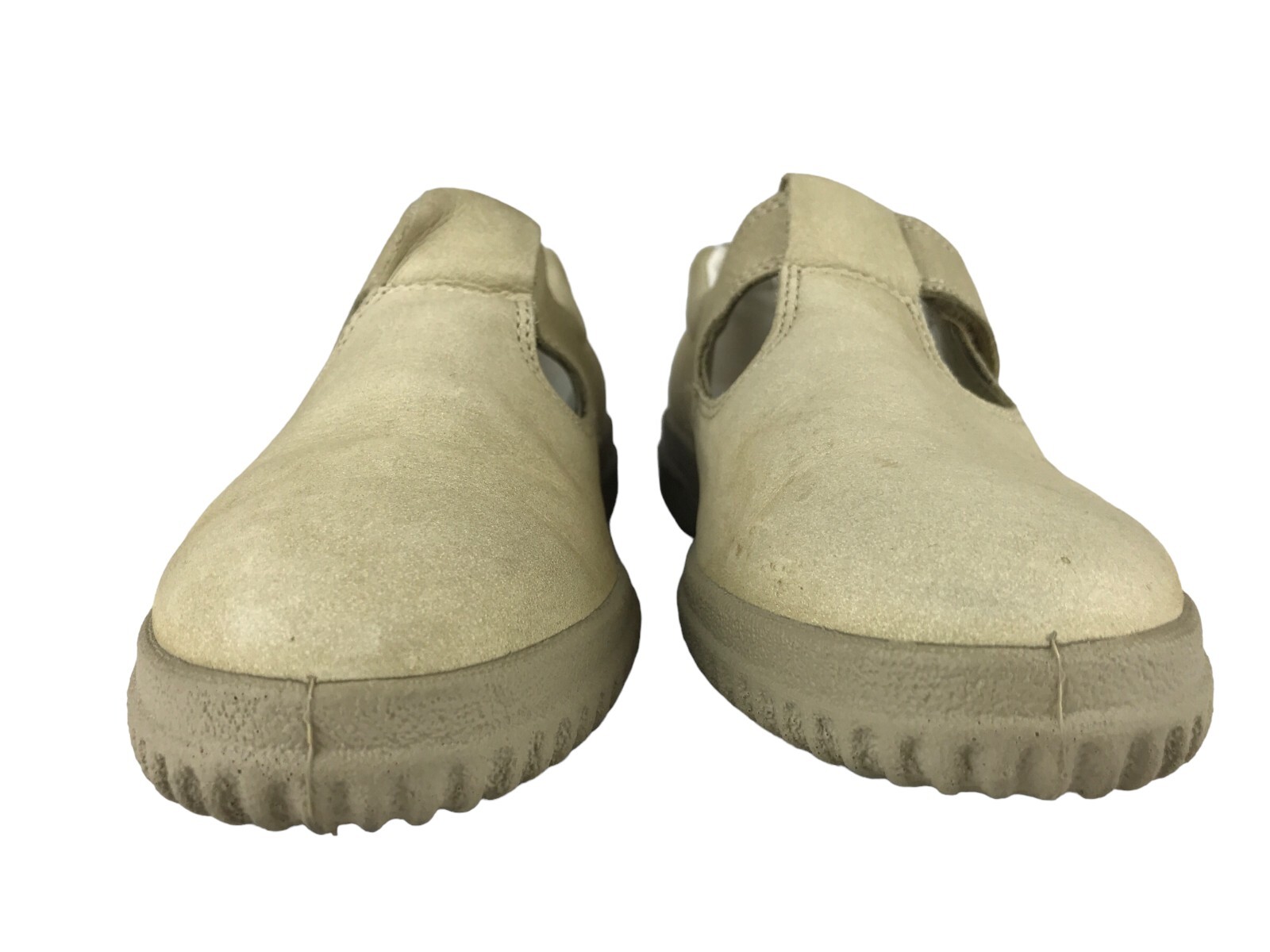 Ecco Womens Beige Leather Round Toe Casual Mary Jane Shoes Size EUR 36 US 5.5