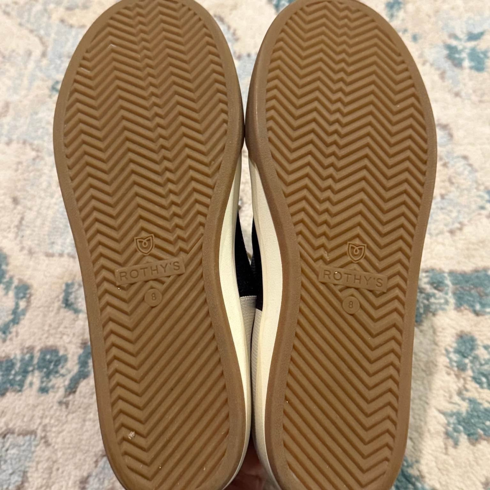 Rothy’s BlackBerry The Lace-Up Sneakers Size 8