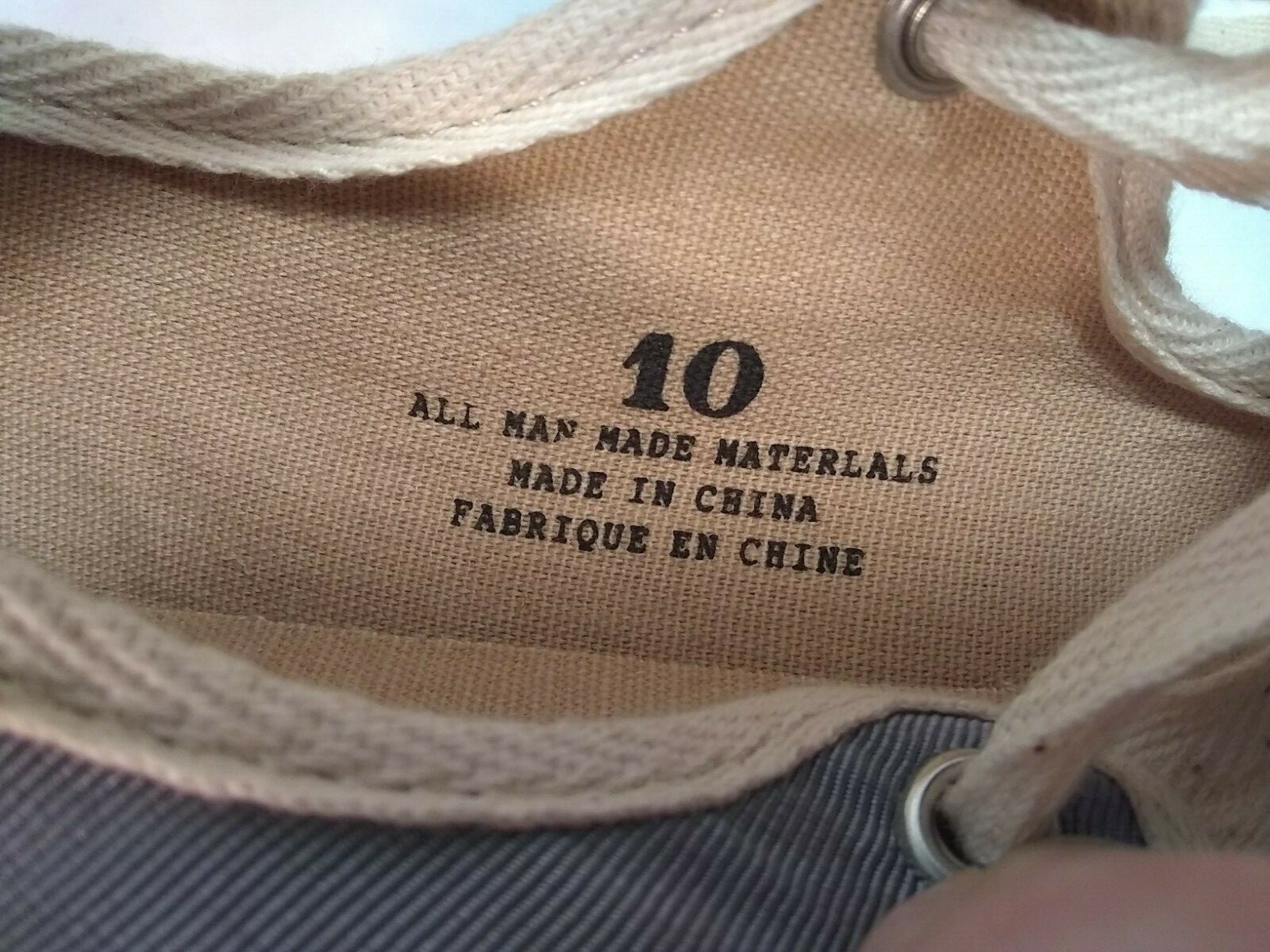 Urban Outfitters COOPERATIVE Lace-up Grosgrain Ballet Skimmer Flats Sz-10 f413
