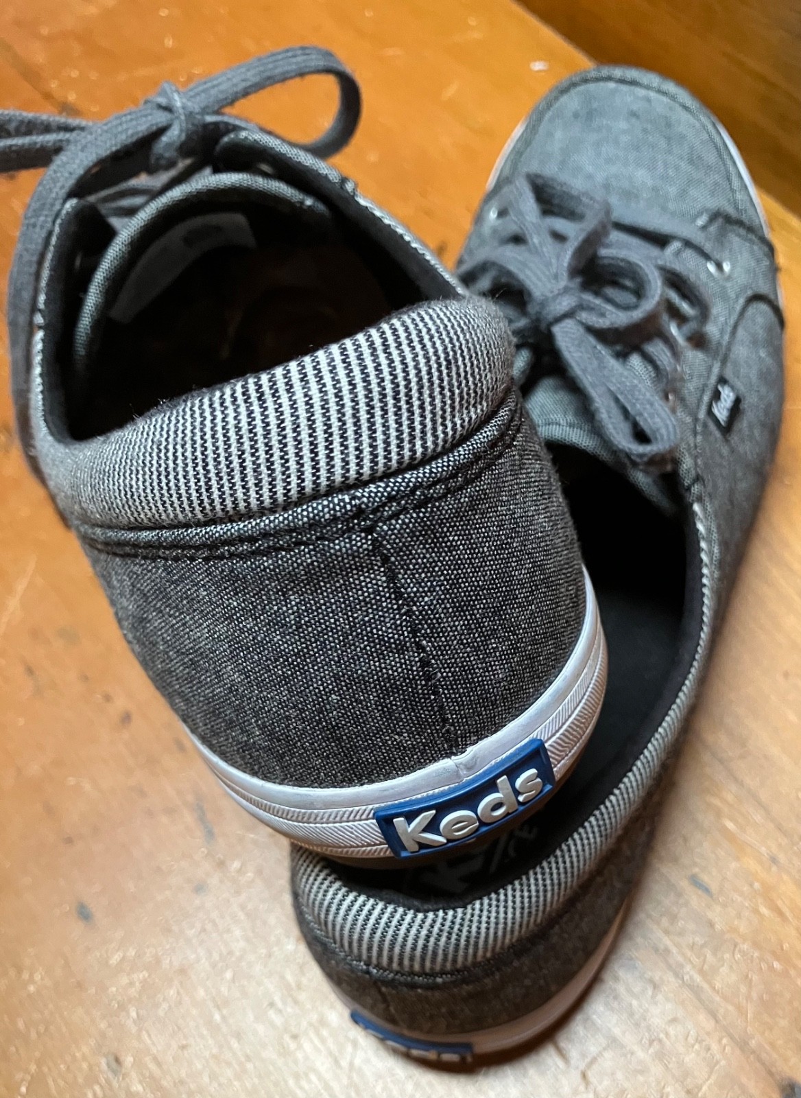 KEDS WSZ 8 tour jersey oxford casual sneakers in charcoal knit CLASSIC
