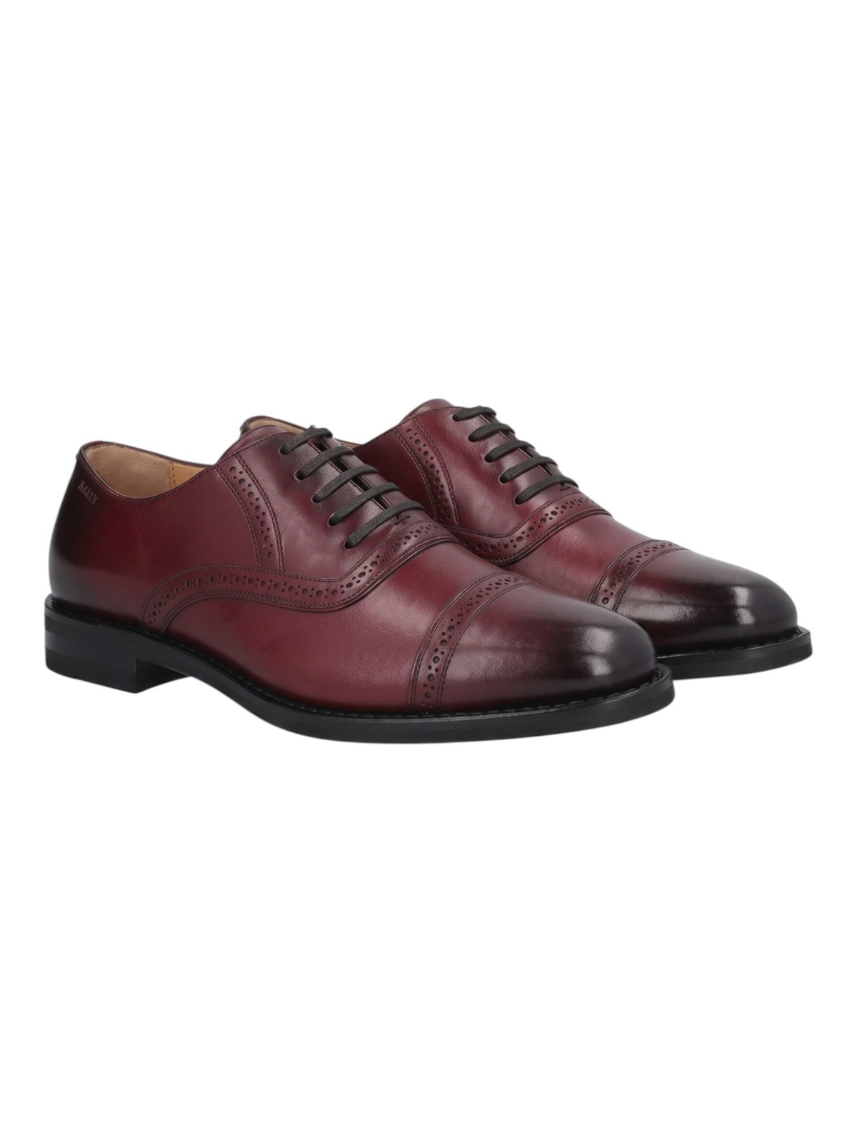 Bally Francies 6239432 Women’s Heritage Red Plain Leather Oxford MSRP $1260