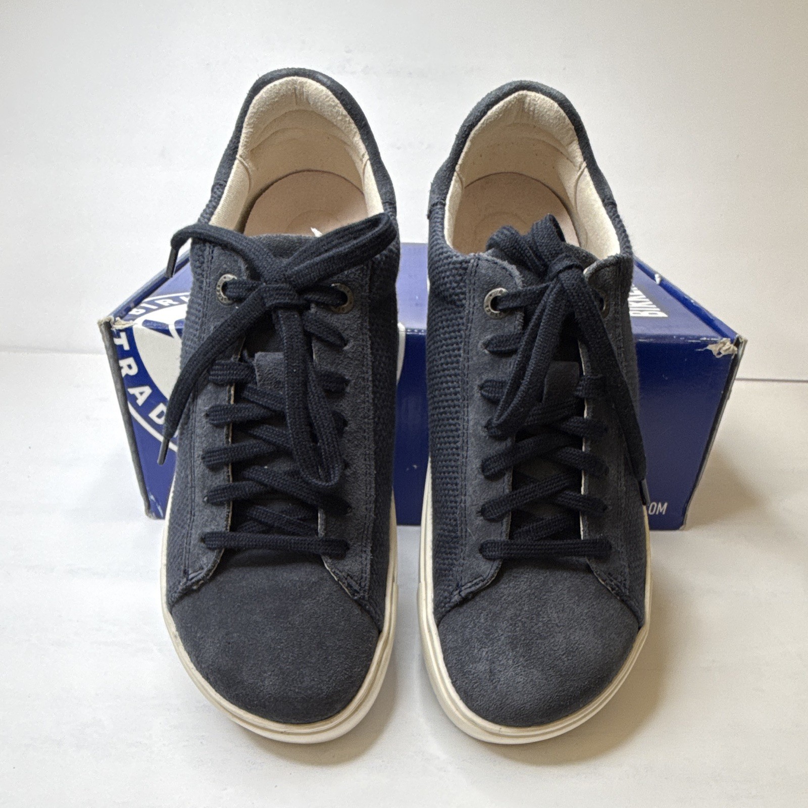 BIRKENSTOCK Bend Low Textile Blue Suede Sneakers EU 37 US Women’s 6 Narrow