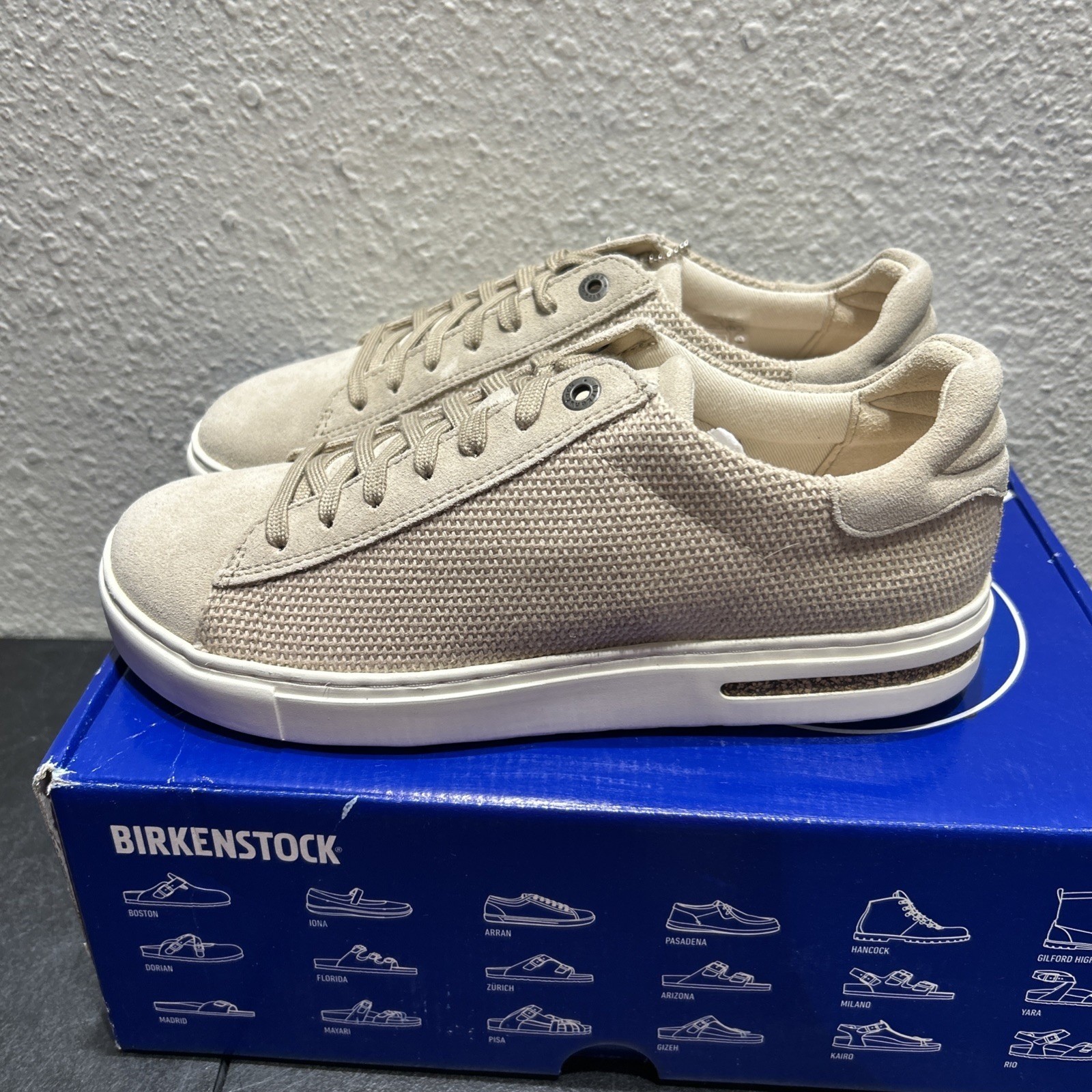 Birkenstock Bend Low Suede Textile Sandcastle EU 38 US L7 M5 Womens Mens
