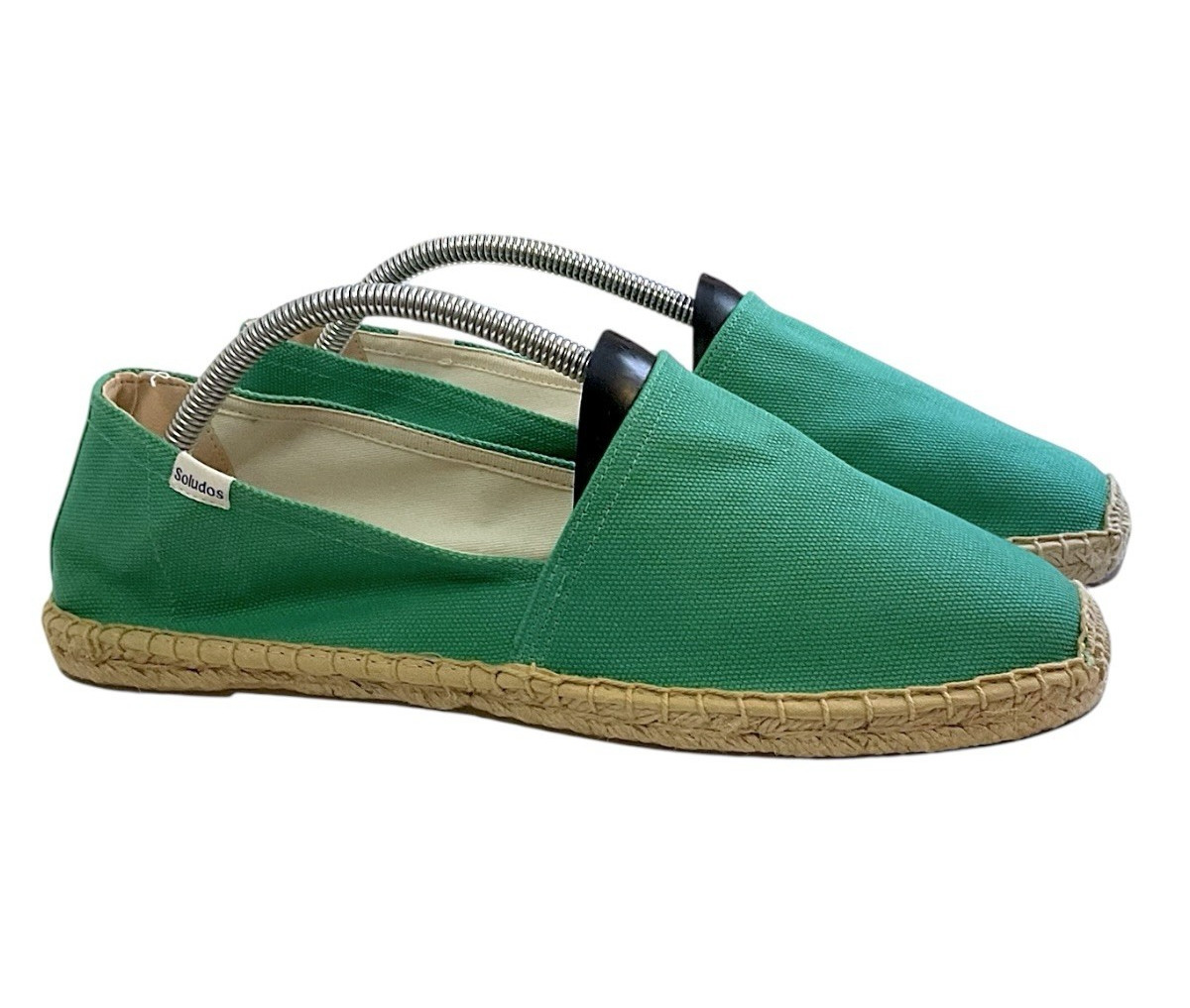 Soludos Original Espadrille Dali Shoes Women’s Size 11 Green Canvas Slip On