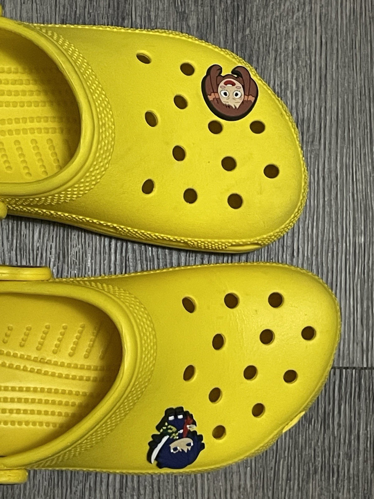 Crocs Clog Sandals Unisex Slip On with Cartoon Jibbitz Anime M4 W6