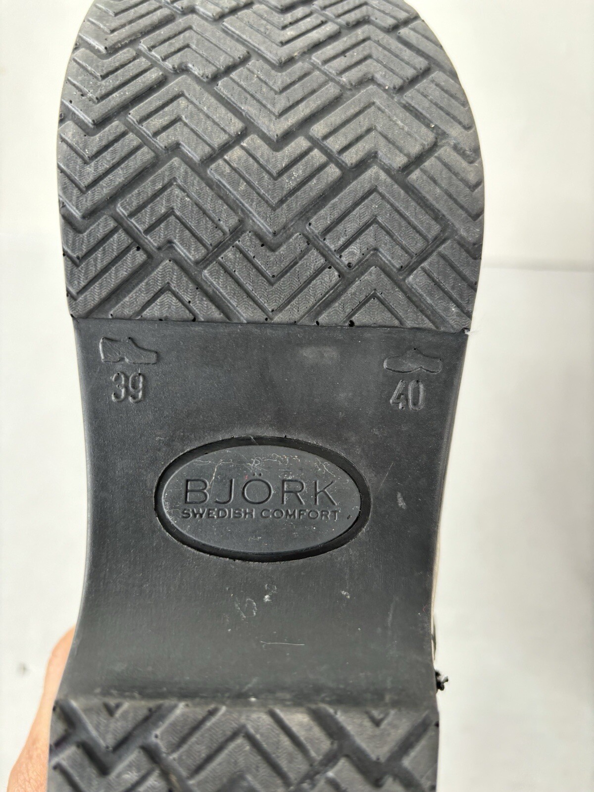 Bjork Swedish Comfort Shoes Clogs Women’s Size 39-40 US 8.5-9 Water Colors Print
