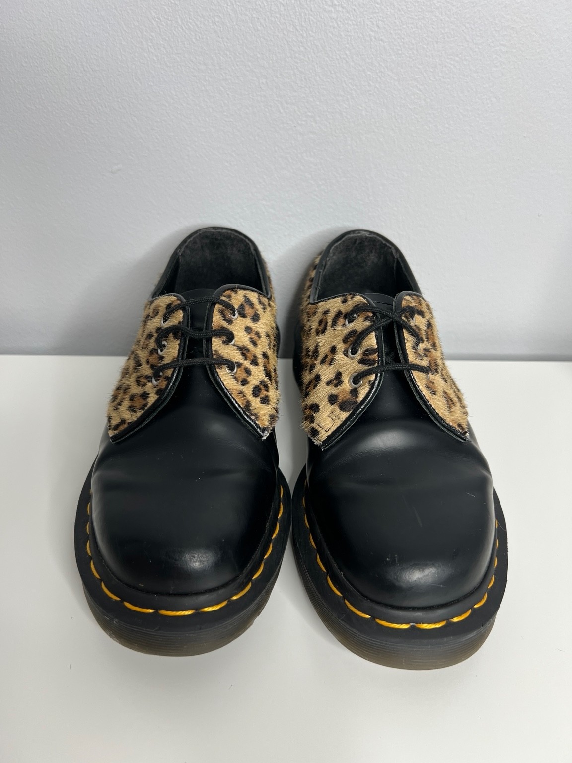 Dr. Martens 1461 AS502 Hair On Leopard 3-Eye Oxford Shoes Women’s US 6 EU 37