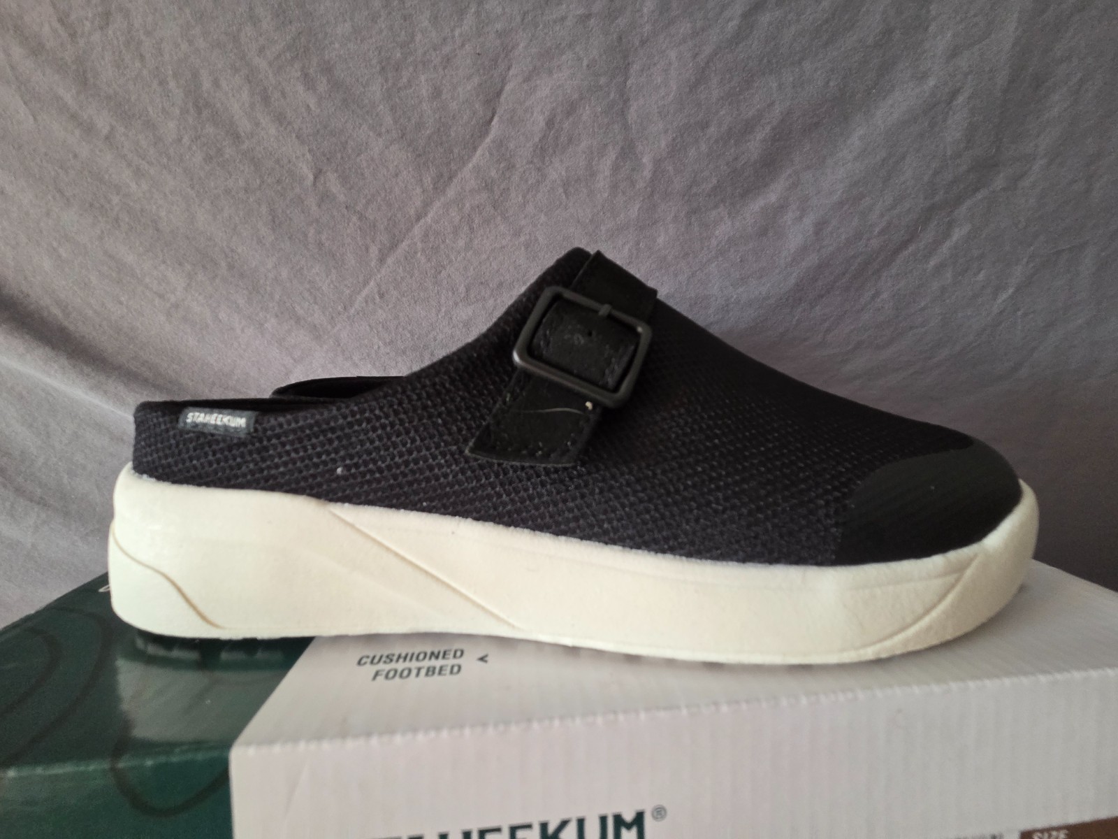 STAHEEKUM Women’s Comfort Sneaker Clog Sie 9 Black with box Slip On Cushioned