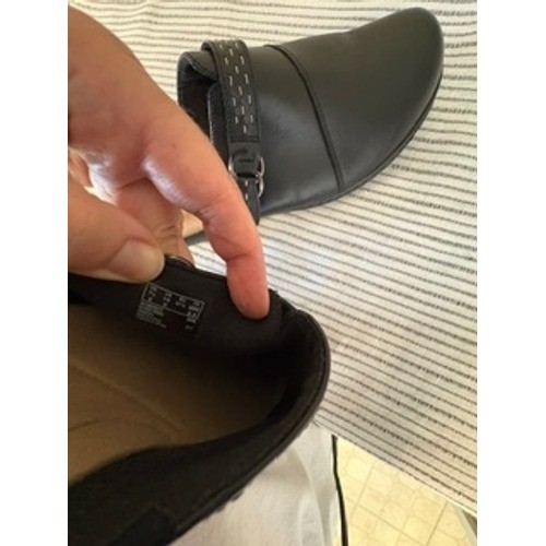 Clarks Collection Womens Black Leather Studded Shoes Mules Clogs Cushion Soft 8