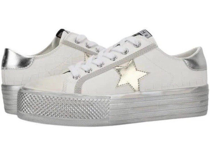 BRAND NEW in BOX Ladies Vintage HAVANA LEATHER PLATFORM SHOE Sneakers TENNIS 7.5