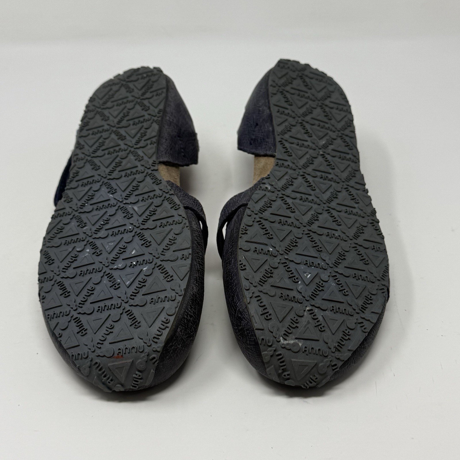 Ahnu Tullia II Mary Jane Shoes Womens 7.5 Blue Leather Casual Comfort Flats