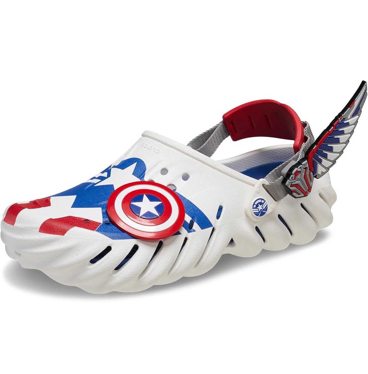 Crocs Unisex Captain America Echo Durable Croslite Clogs Size M9/W11