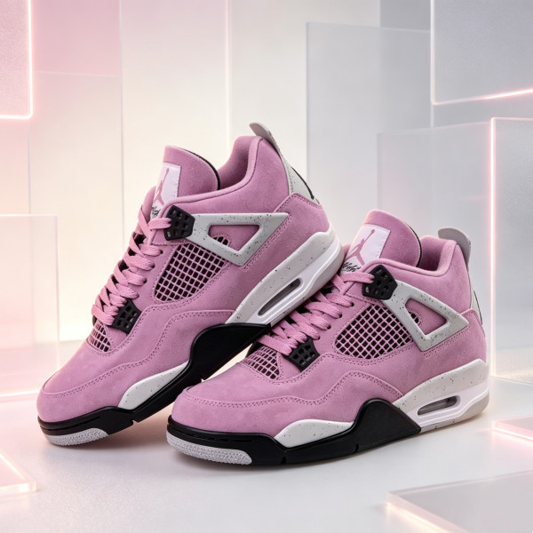 Nike Jordan 4 “Orchid” Retro Mid Top Basketball Shoes For Men/Women
