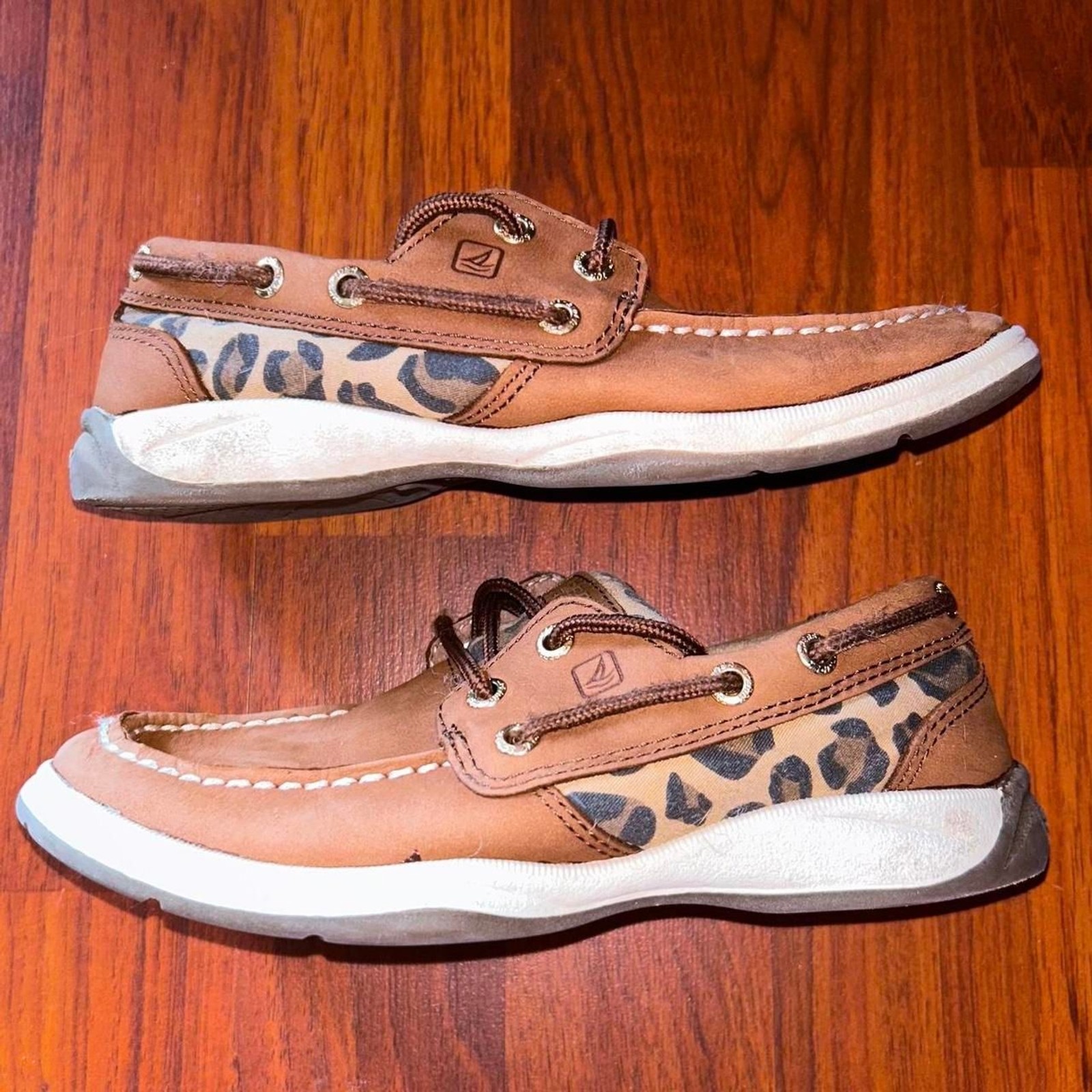 Sperry Women’s Brown and Tan Boat-shoes