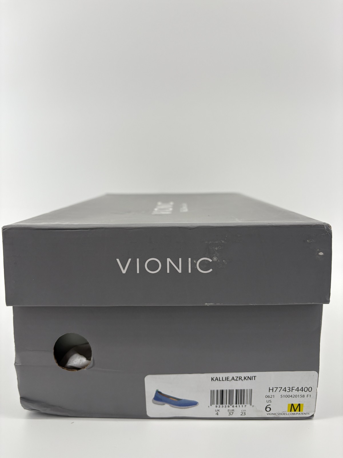 NIB Vionic Women’s Kallie Walking Shoe Azure Blue 6 Medium