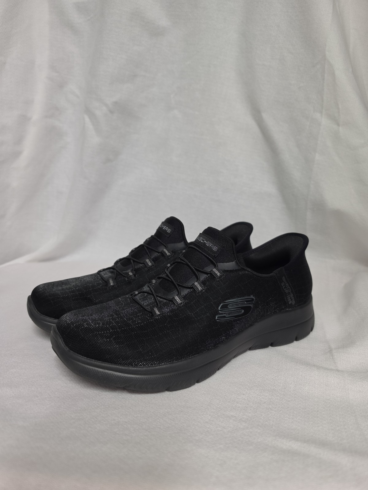 Skechers Slip-Ins 150128 BBK Women’s Size 8.5 Black Walking Shoes Memory Foam