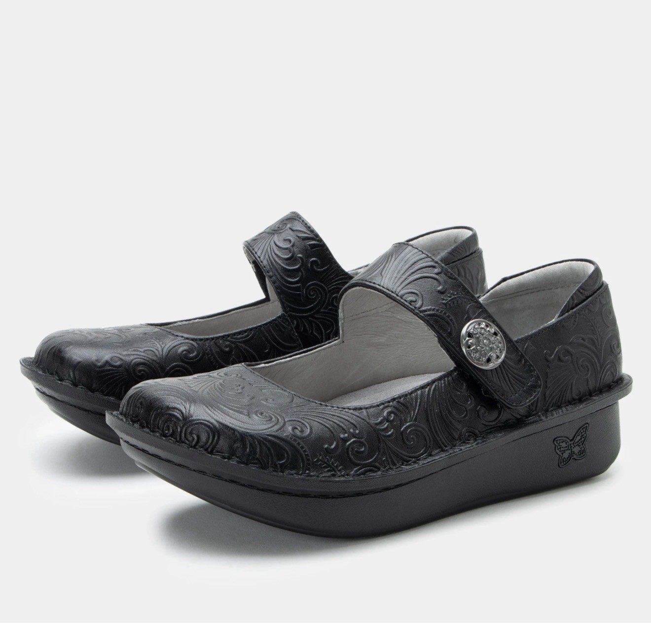 Alegria Shoes Sz EU39 US 8.5 Paloma Night N Gale Nurse Shoes Mary Jane Black