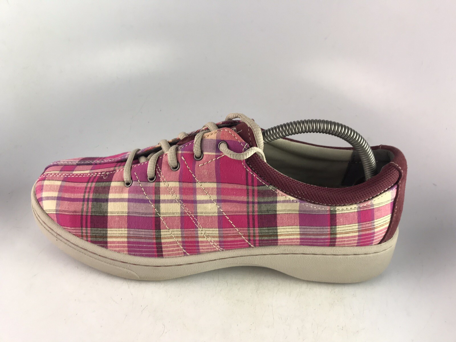 Dansko Women’s Brandi Pink Plaid 4701332488 Comfort Sneaker Sz 41-10.5/ 11