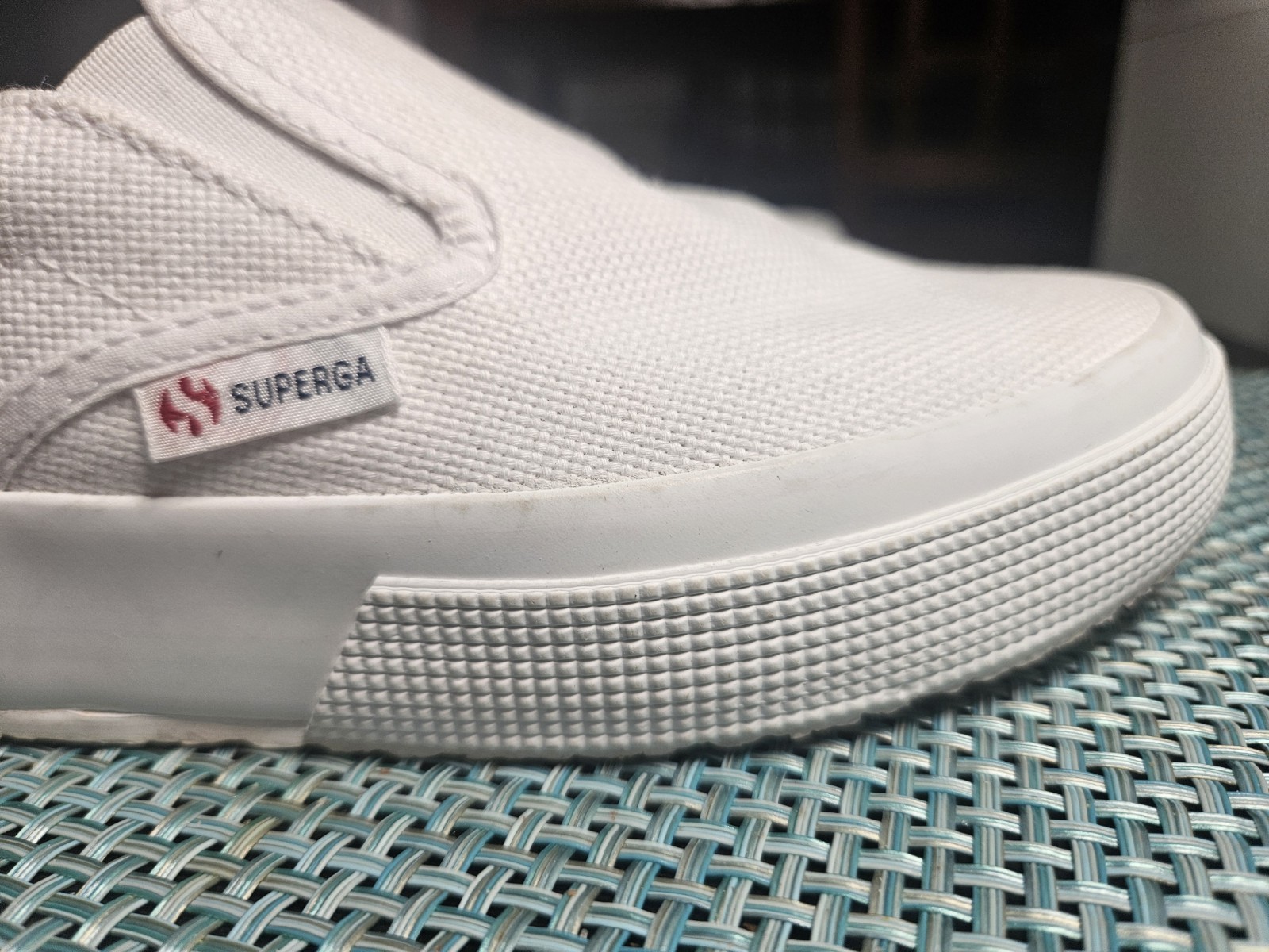 Superga Cotu Slip-on Canvas Sneaker Size W 6.5 M 5 EU 37 Pre-owned No Box