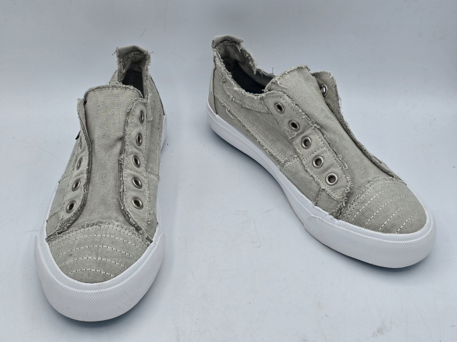 JENN ARDOR Women Canvas Slip On Sneakers Comfort Low-Top Casual Flats Sz 7.5 M