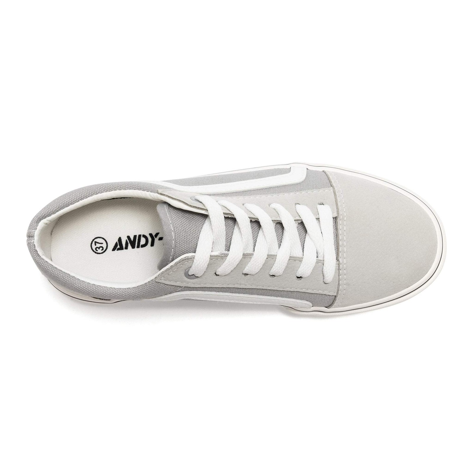 Women’s Classic Retro Canvas Faux Leather Sneakers Low Top Casual Walking Shoes