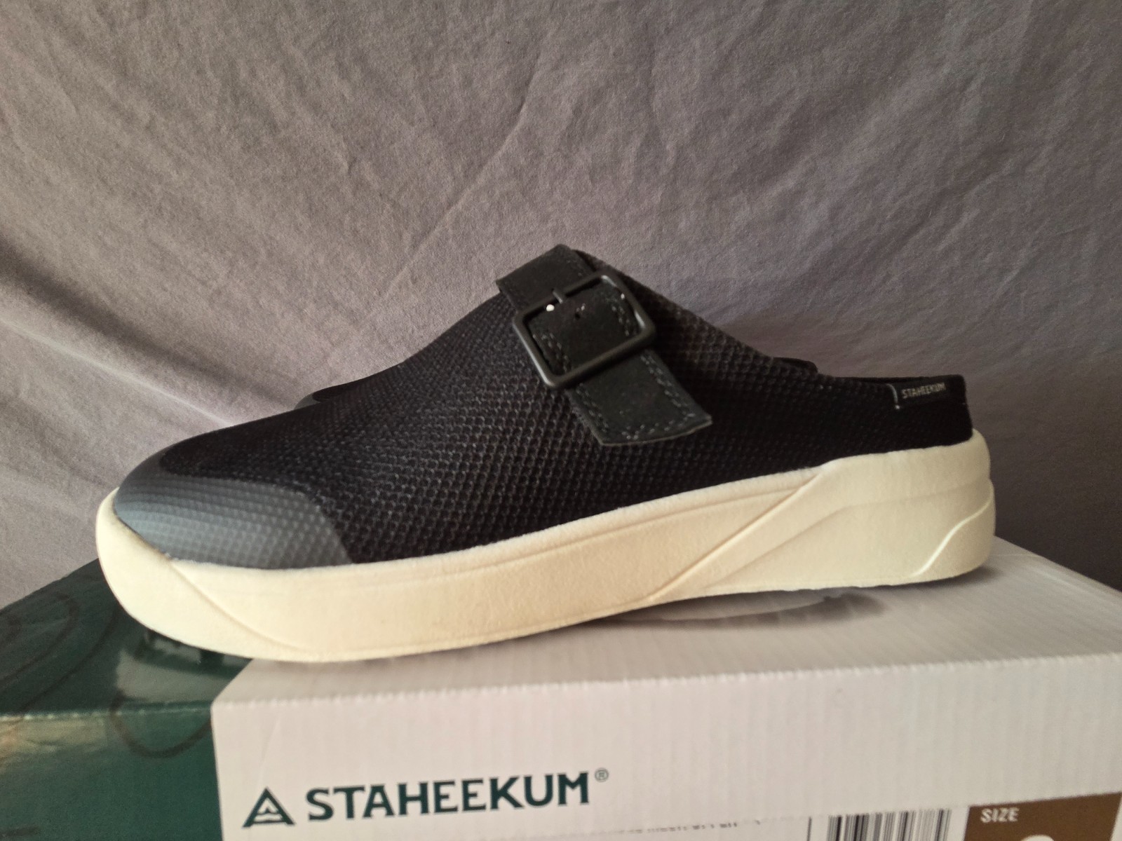 STAHEEKUM Women’s Comfort Sneaker Clog Sie 9 Black with box Slip On Cushioned