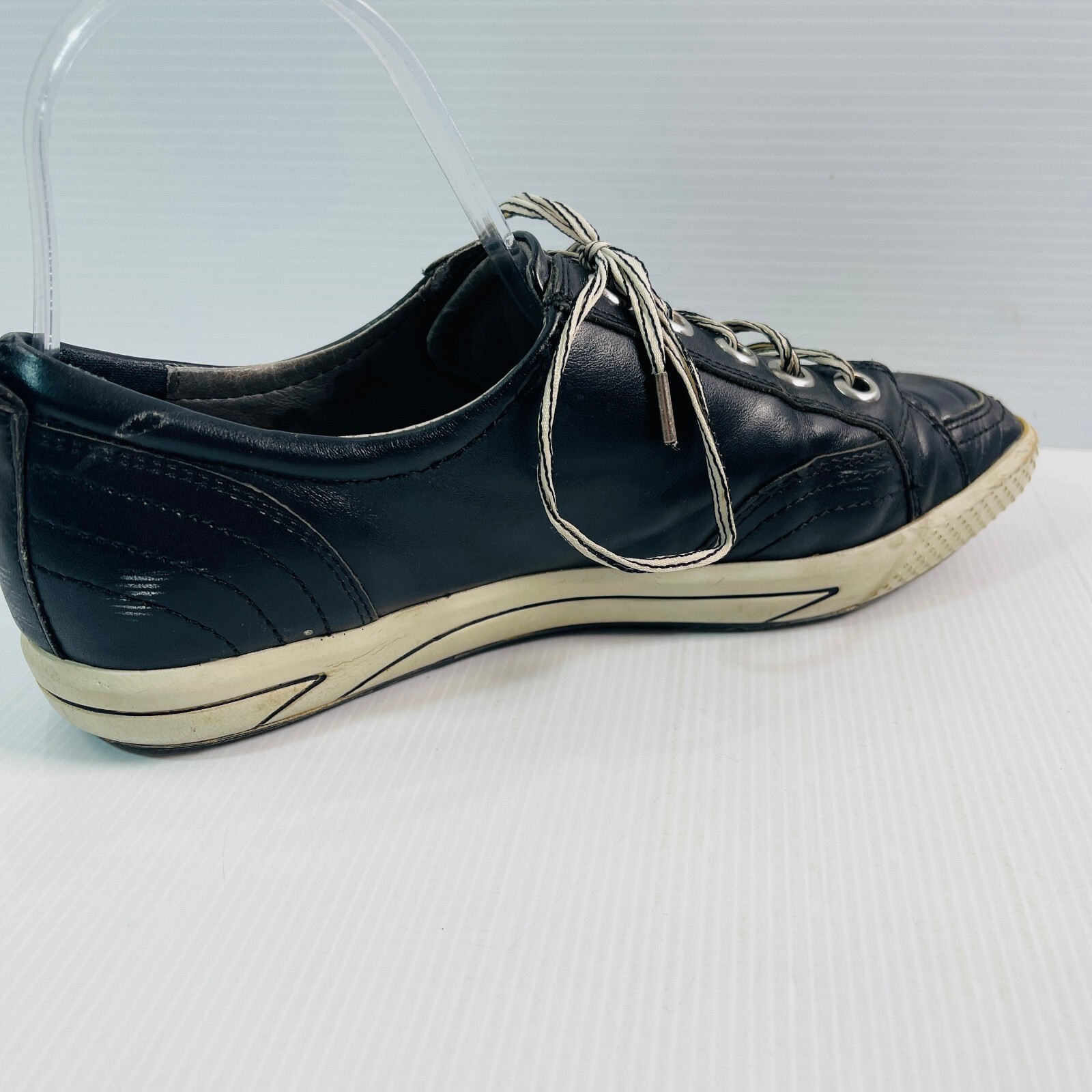 FRANKiE4 Ellie III Black Leather Sneakers Women’s AU 8 Orthotic Comfort Shoes