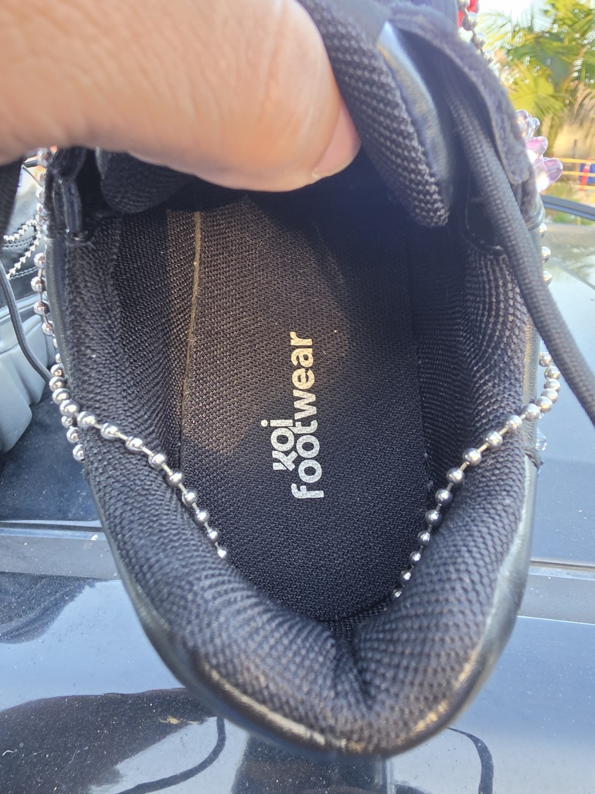 KOI Jinxxy Gummy Bear Black Shoes