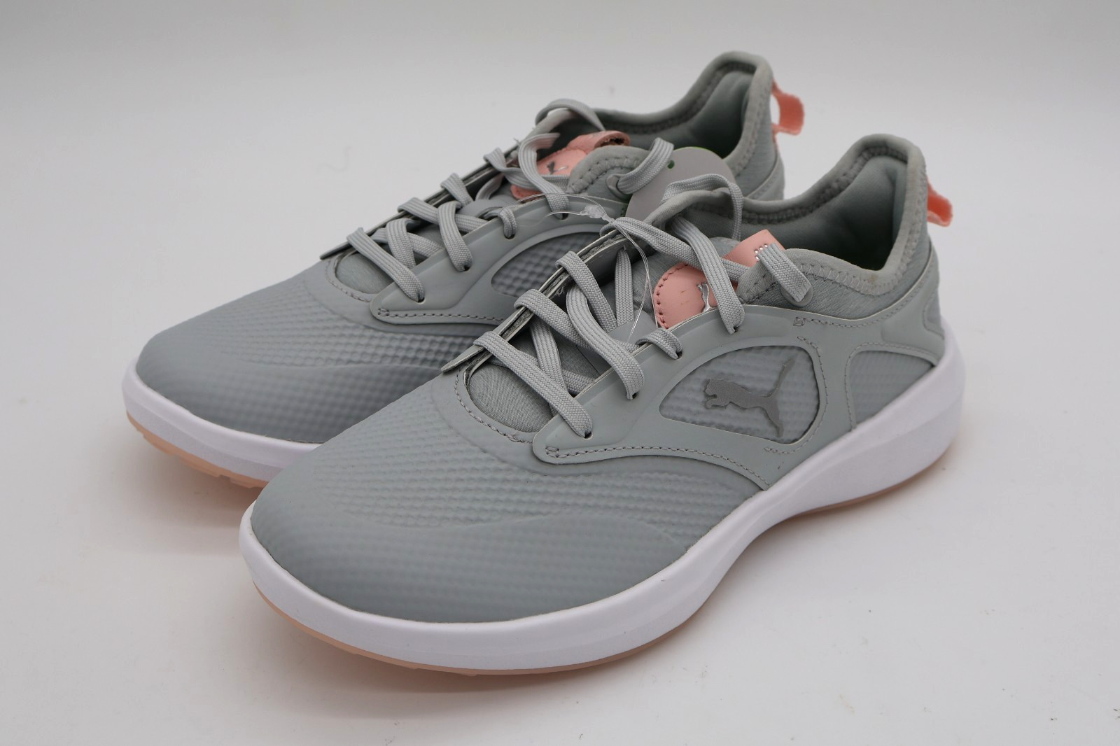 Puma Ignite Malibu Women’s Golf Shoes Size 6 Running Gray White Lace-Up Sneakers