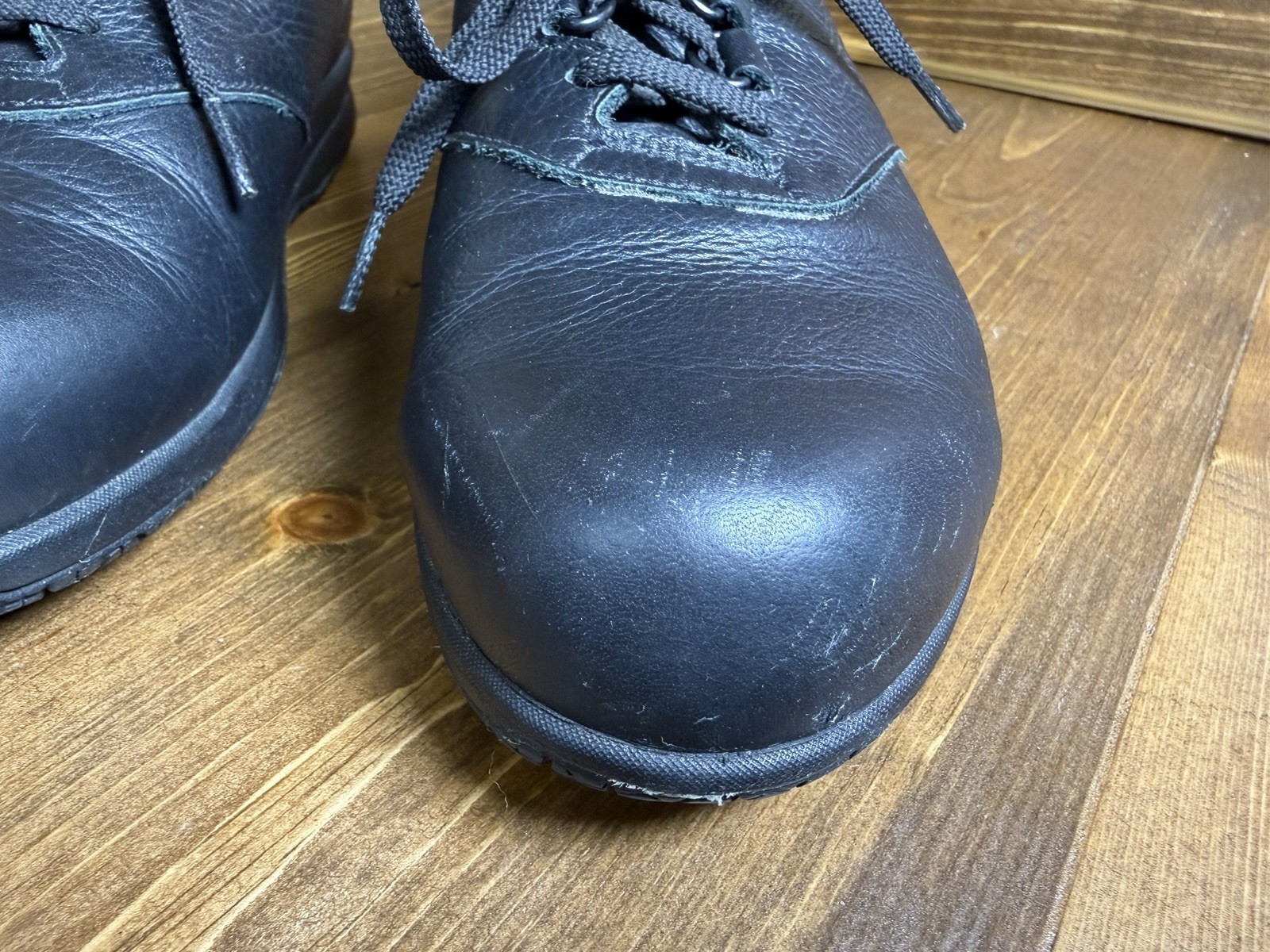 SAS LIBERTY NON SLIP LACE UP SHOES WOMEN’S BLACK LEATHER SIZE 9.5W 2160142