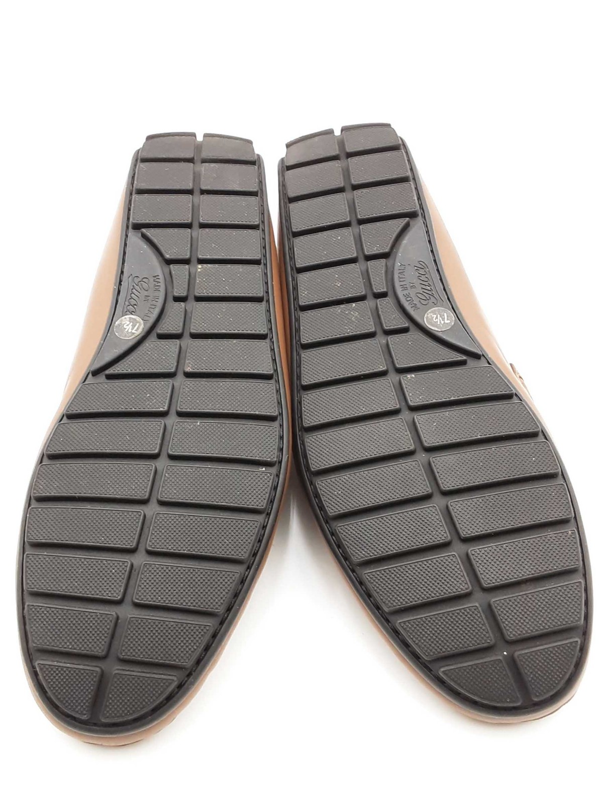 Gucci Guccissima Embossed Gg Monogram Driving Loafers Size 7.5 Eb0726crsa