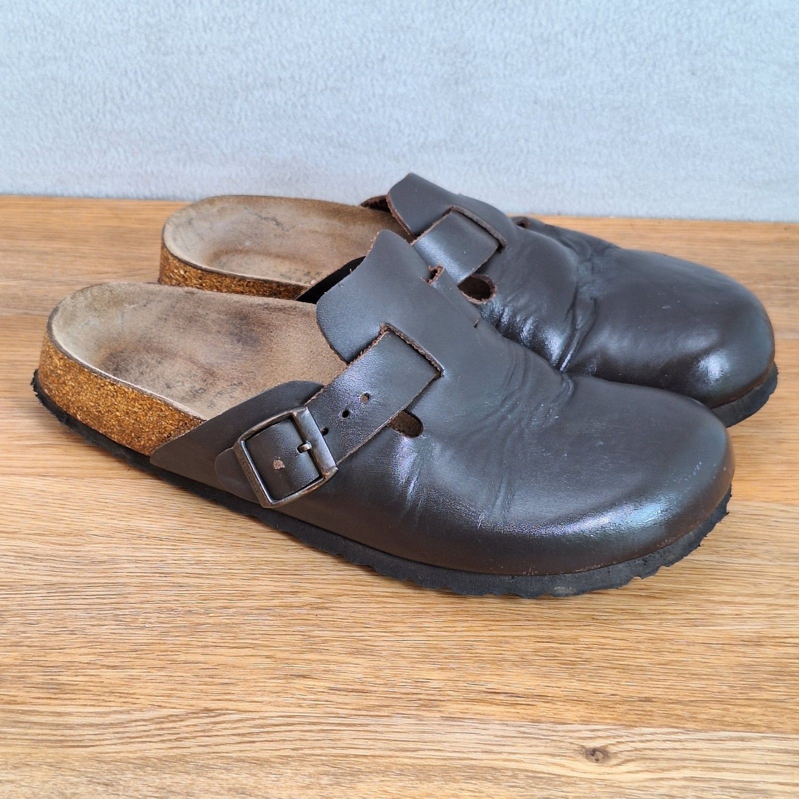 Betula by Birkenstock Boston Women’s 6 EU 37 Narrow Slip-On Clogs Brown Leather