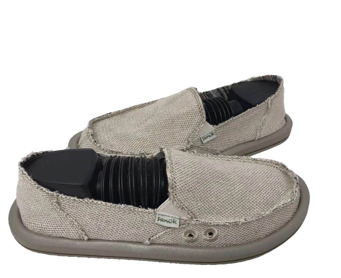 Sanuk Women’s Donna Hemp Comfort Slip On Walking Shoes Natural Size:7 121A