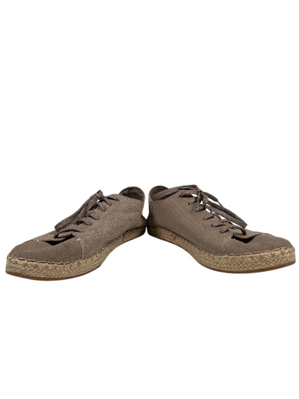 Toms Women’s Beige/Suede Lace Up Espadrille Sneakers – 8