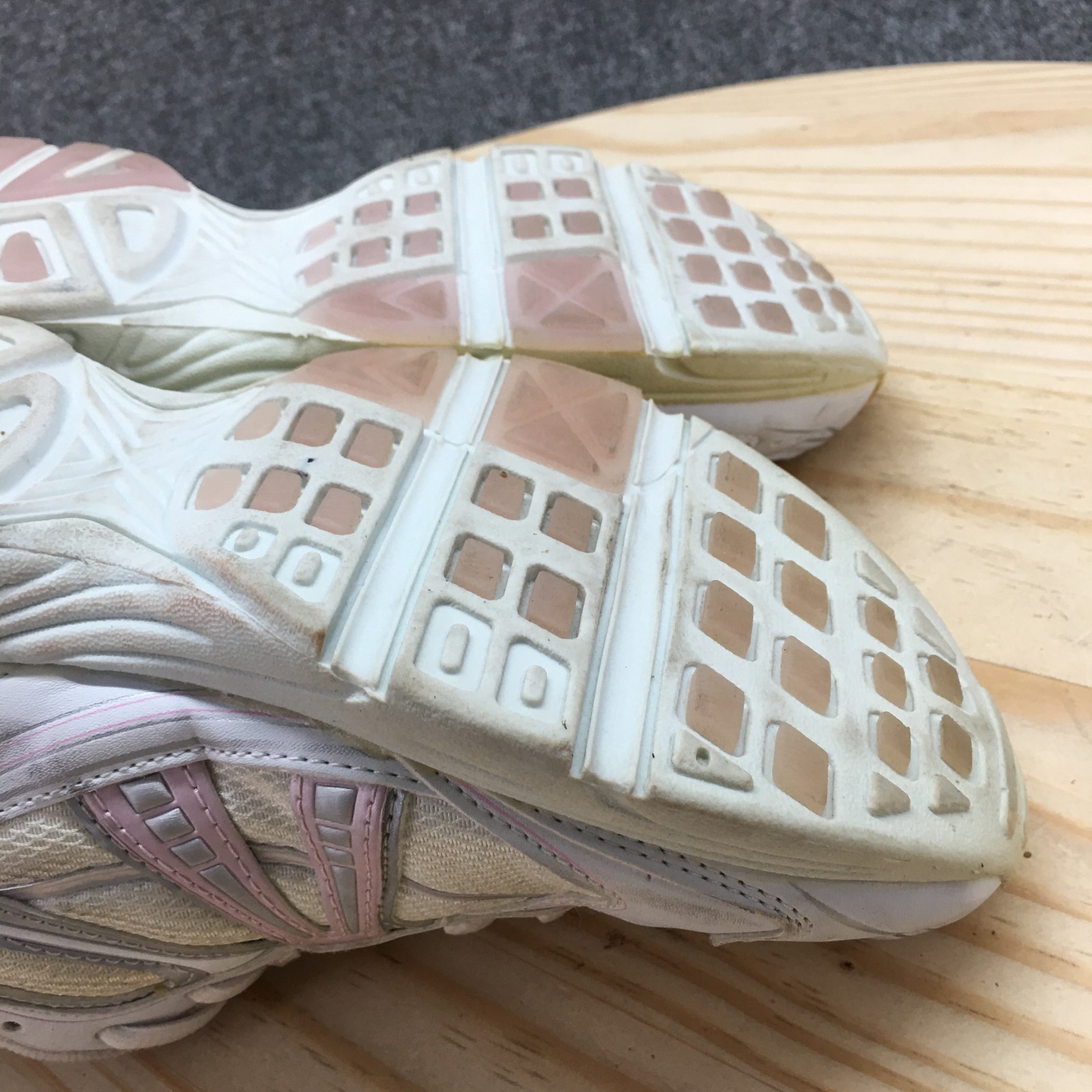 Athletic Works Shoes Womens 7 Anita 2 Sneakers White Pink Lace Up Sport 25266585