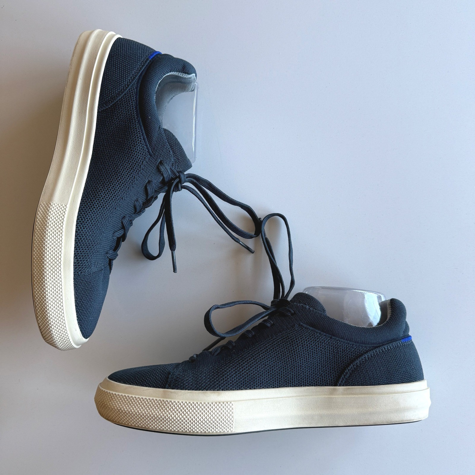Rothy’s RS02 Sustainable Knit Unisex Comfort Travel Navy Sneakers men 8 wmn 9.5