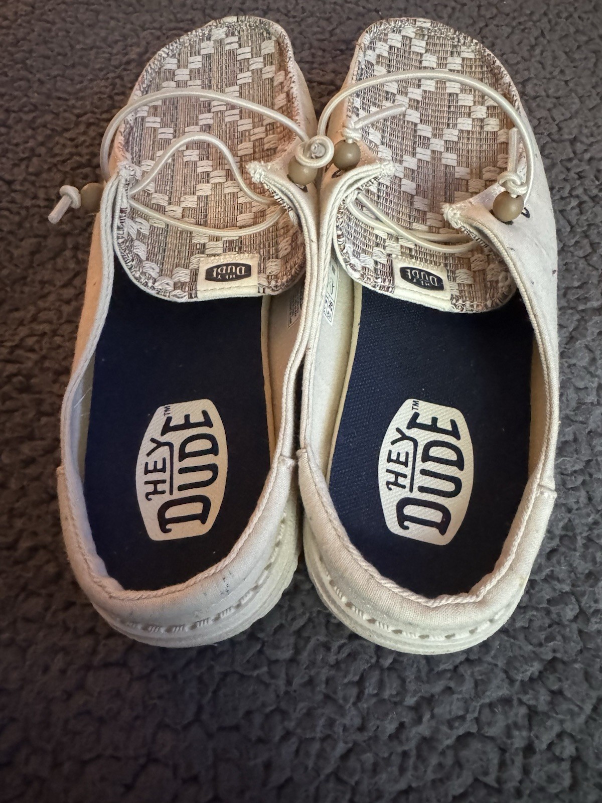 Hey Dudes Wendy Slip Classic Natural / Mutli Women’s Casual Size W10