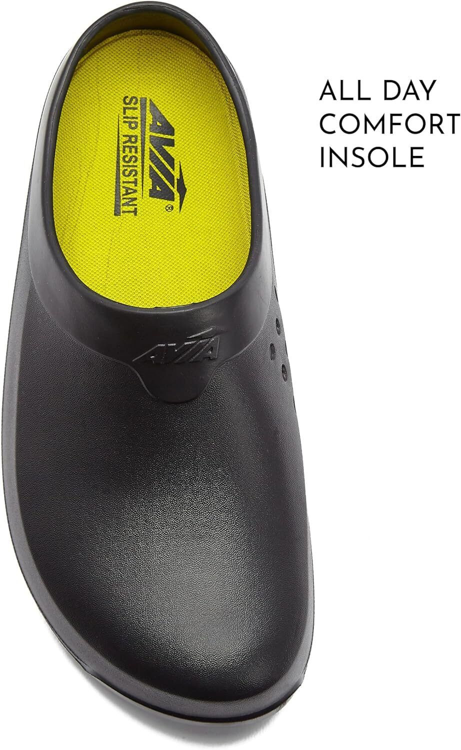 Non Slip Oil/Water Resistant Work Clog Nurses Chefs for Women by Avia Flame