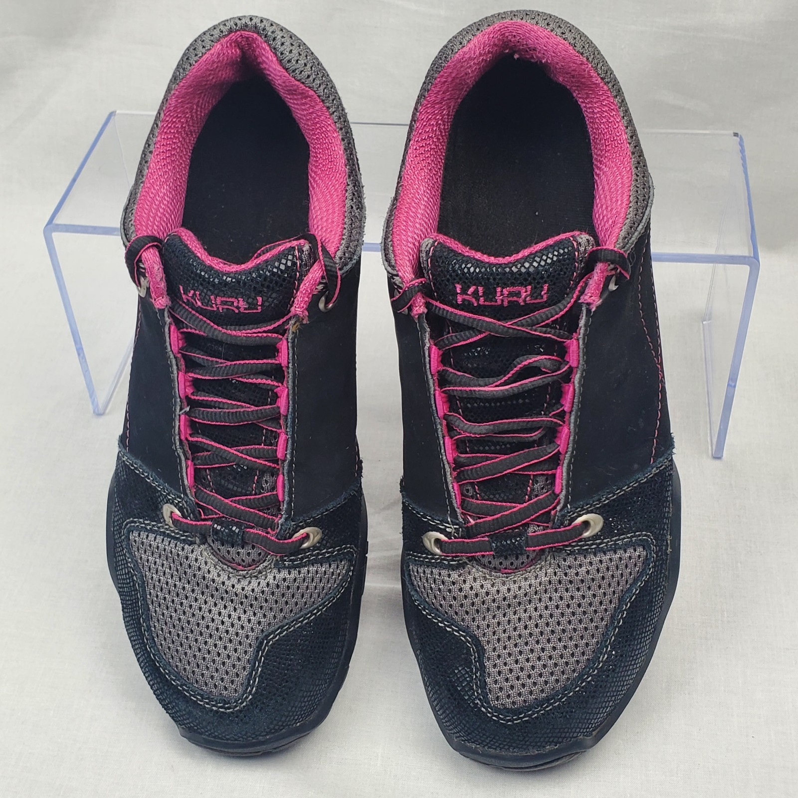 Kuru Kruzr II Hiking Walking Orthopedic Shoes Sneakers Womens Size 9 Black Pink
