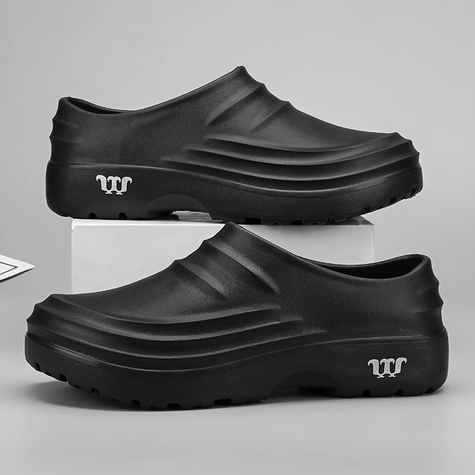 Chef Shoes Non Slip Waterproof Oil Resistant Work Clogs For Restaurant Nursing