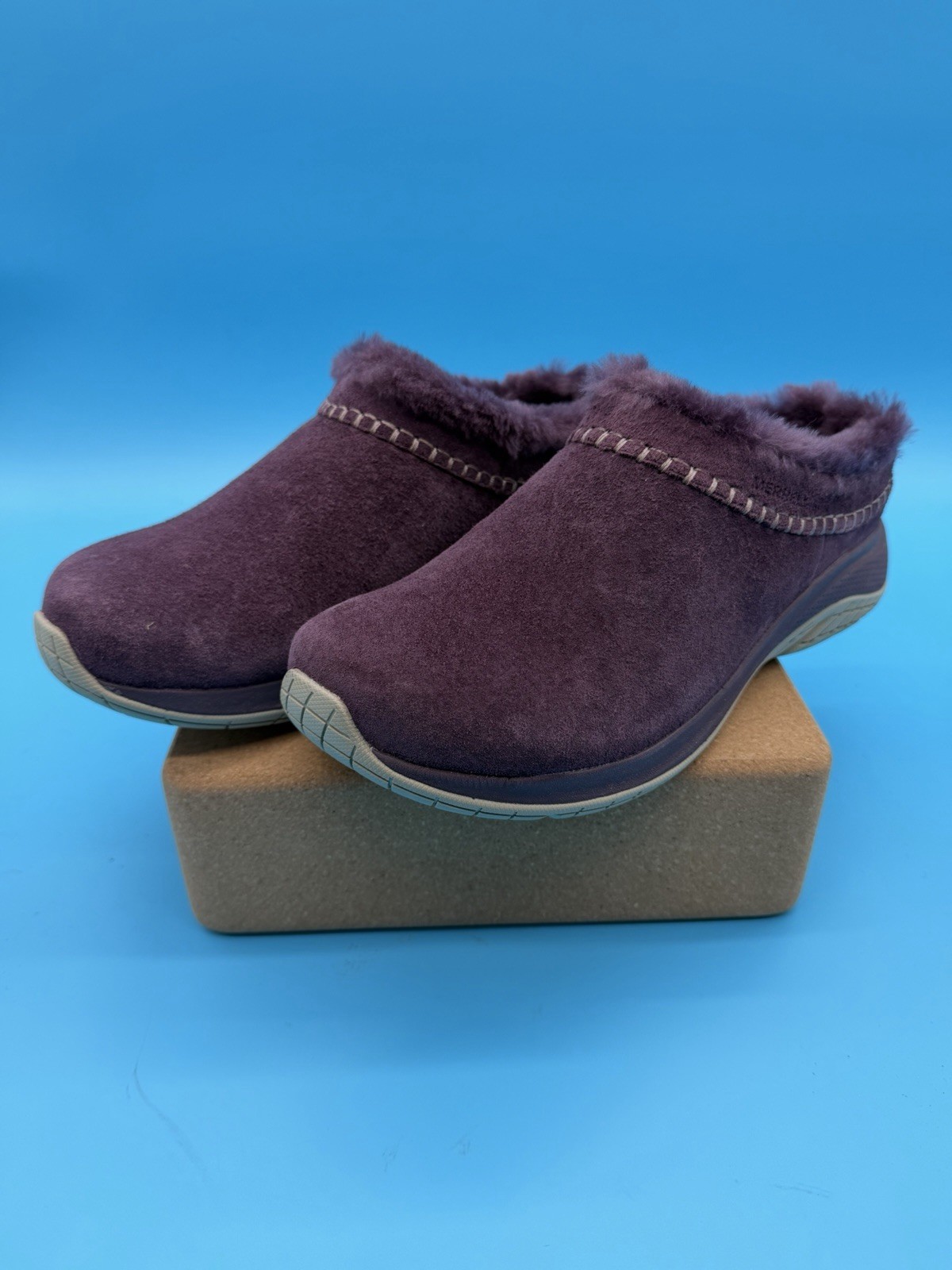 Merrell Encore Ice 5 Waterproof Suede Cozy Slip On Comfort Shoes Women 7.5 M